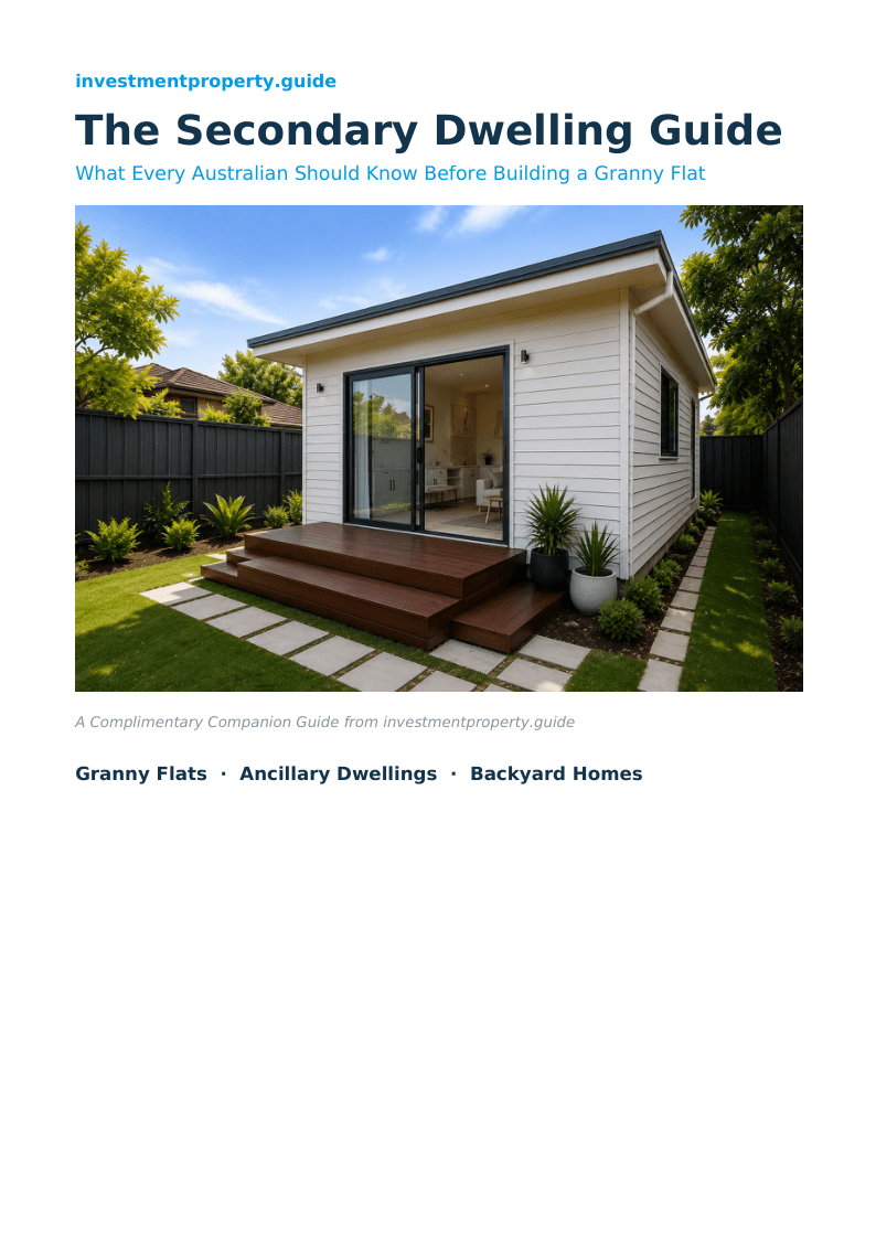 Cover of The Granny Flat Guide — secondary dwellings companion